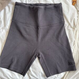 Kith High-Waisted Gray Biker Shorts